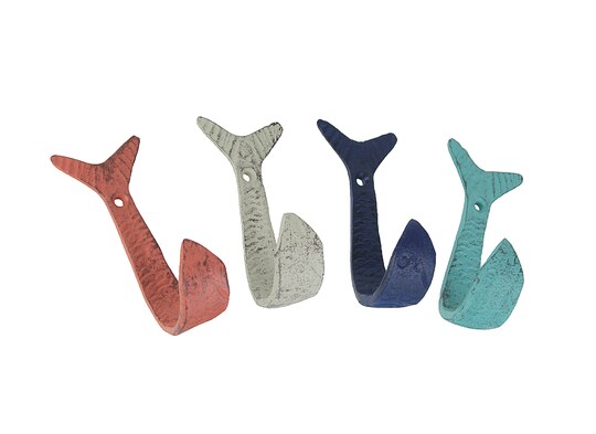 Set of 4 Cast Iron Flipping Fish Decorative Wall Hooks, Color: Pink, Count: 4, Size: One Size | Michaels Set of 4 Cast Iron Flipping Fish Decorative Wall Hooks, Color: Pink, Count: 4, Size: One Size | Michaels